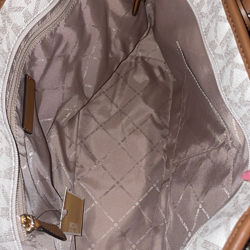 Michael Kors Vanilla/Lugg TZ TOTE